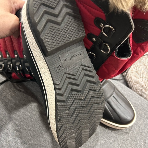 NWTO Canadiana Winter Boots size 10 Red Snow Boots - Picture 5 of 10